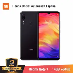 Глобальная версия для Испании] Смартфон Xiaomi Redmi Note 7 (Memoria interna de 64 GB, ram de 4 GB, Camara dual trasera de 48 MP)