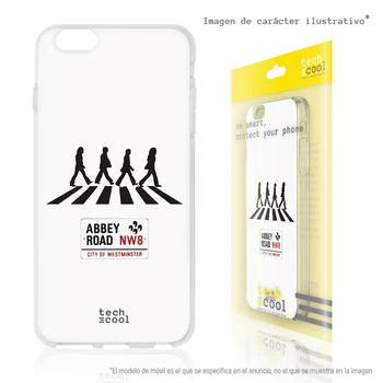 

FunnyTech®Silicone Case for Xiaomi Redmi Note 4 L The Beatles Abbey Road white background