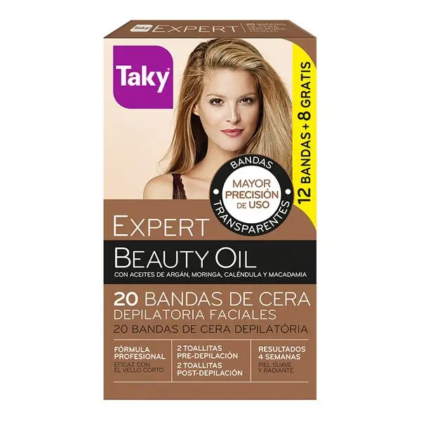Воск для удаления волос на лице beauty Oil Taky(20 шт