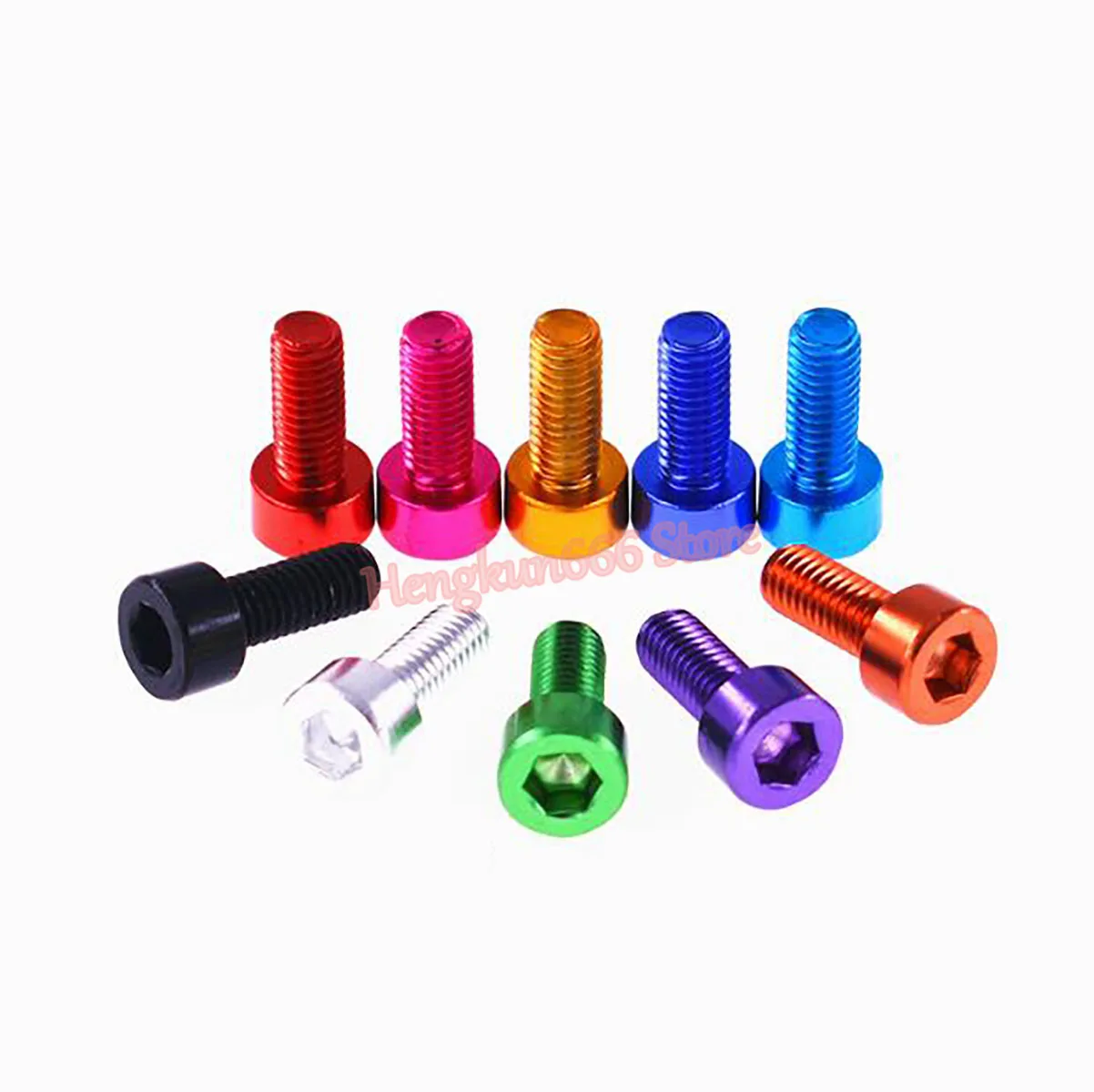 M3 Machine Screws 20pcs M3 Countersunk Screws Anodized 6063 Aluminum Hex Option Length Color 3 In Screws