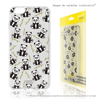 

FunnyTech®Stand case for Xiaomi Silicone note redmi 8T l Pandas transparent