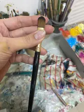 Juego de pincel para óleo de nailon, 5 unidades, pincel plano de Ángel Filbert redondo, acrílico, bricolaje, para artistas, pintores y principiantes