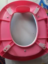 Orinal asiento de entrenamiento con asas y respaldo niños asiento de inodoro con orina Splash guardia y cojín suave baño asiento para niños