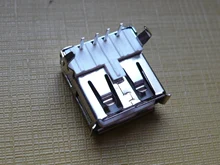10 unids/lote USB 2,0 4Pin un tipo conector de enchufe hembra G54 2 pies de 90 grados para cargador de transmisión de datos