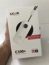 SJCAM-minicámara de acción C100 Plus, cámara para pulgar, 2K, 30FPS, H.265, NTK96675, WiFi, 30M, deportes, impermeable, DV