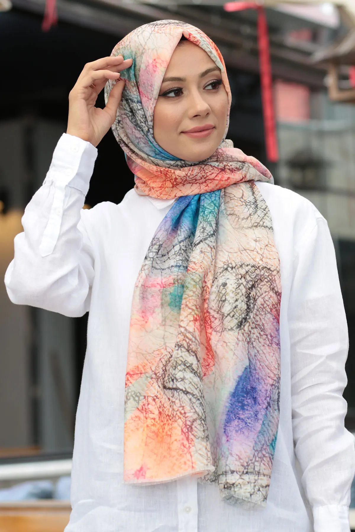 

4003 Muslim Hijab Scarf Kerchief for women hijab 75X195 cm Headscarf For Women Islamic Shawl Soft Cotton Shawl MultiColor Turban