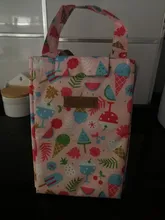Brivilas-bolsa térmica para el almuerzo para mujer, bolsas multicolores ctue cat, para desayuno, picnic y viajes