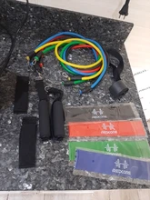 Juego de bandas de resistencia para Fitness, equipo de gimnasio de resistencia, expansor de entrenamiento elástico, 15 Uds.