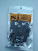 Female Jack Connector Plugs Screw-Nut Panel-Mount Power-Socket Plastic DC022 10PCS 5pairs