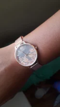 CURREN las mujeres relojes de lujo superior de acero inoxidable correa de reloj de pulsera para las mujeres Rosa reloj de cuarzo reloj de señoras
