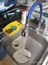 Kitchen Faucet Nozzle Sprayer Shower WATER-ROTATABLE-FILTER Stainless-Steel Splash-Proof