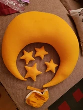 Conjunto de accesorios de fotografía recién nacido, 5-6 unidades, accesorios, almohada de bebé posando, almohada de media luna, estrellas y sombrero, accesorios de fotografía para bebé