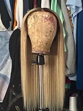 Extensiones de cabello de Color rubio miel 613, paquete de extensiones de cabello brasileño de 8 - 40 pulgadas, cabello humano Remy liso, se puede comprar 1, 3 y 4 paquetes de oferta