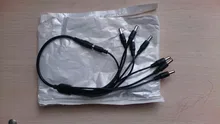 Divisor de energía DC cable para la seguridad de cctv conector de adaptador macho DC hembra a 2/3/4/5/8 adaptador de Cable divisor de conector