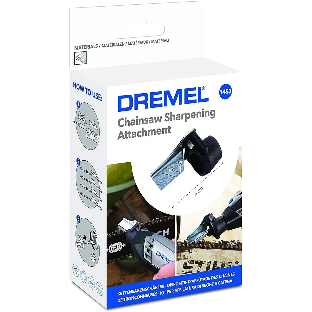 Lot de 3 Meules DREMEL 454 (Pour Affutage et Aiguisage de Chaine de Tr