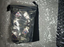 Pouch Dice-Set Games Rpg-Board Dados Drawstring Dnd Rol Metal D20 D10 D6 7pcs D8 D4 Soft