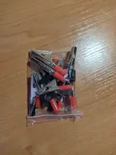 Alligator Clips-Clamps Crocodile-Clips Insulated Cable Lead-Testing Metal 10pcs/Lot Plastic-Handle