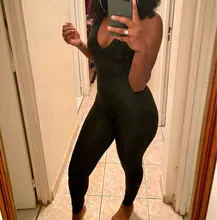 Toplook-mono Sexy con cuello en V para mujer, Bodycon sin espalda cuello Halter, ropa de calle elegante, conjuntos sólidos, ropa deportiva, 2020