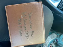 Billeteras personalizadas de cuero PU para hombre, billetera con grabado de alta calidad, monedero pequeño, regalo de lujo para hombre