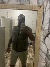 Chaleco térmico de algodón para hombre, chaqueta sin mangas a la moda, suave e informal, grueso, 8XL, primavera