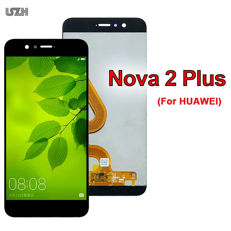 Протестированный ЖК-дисплей с сенсорным экраном для Huawei Nova 2 Plus полный дисплей