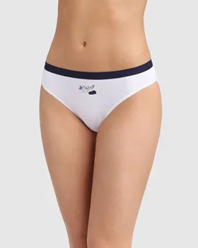 

Pack of 3 elastic cotton briefs with youth prints from the pocket Coton DIM range