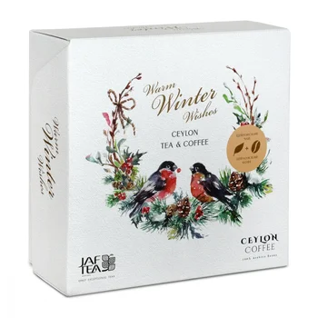 

Gift Set Jaf tea "warm winter wishes", tea black leaf and coffee grain