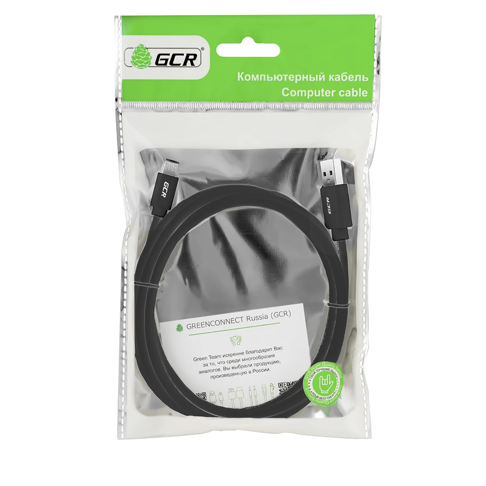 GCR Кабель micro USB для зарядки телефона смартфона Xiaomi Samsung Android армированный
