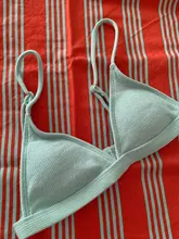 INGAGA juego de Bikini estilo Push Up trajes de baño de alta cintura traje de baño mujeres acanalado Bikini trajes de baño, Bikini brasileño púrpura 2021 bañistas