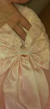 Vestido de encaje blanco para niña, Vestido de princesa con lazo, para fiesta de boda, 1 año de cumpleaños