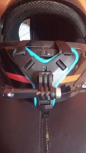 Soporte de montaje de barbilla de máscara completa para GoPro Hero 7 6 5, accesorios para cámara Go Pro Hero 7, 1 unidad