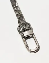 Llavero antipérdida metálico, llavero con mosquetón de 40cm para la cartera, para pantalones hípster, de estilo punk rock y hip hop, para hombres