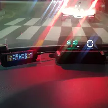 Pantalla frontal de coche Universal T900 HUD, GPS, proyector de velocidad para parabrisas, alarma de seguridad, altitud, exceso de velocidad, RPM, viaje de voltaje