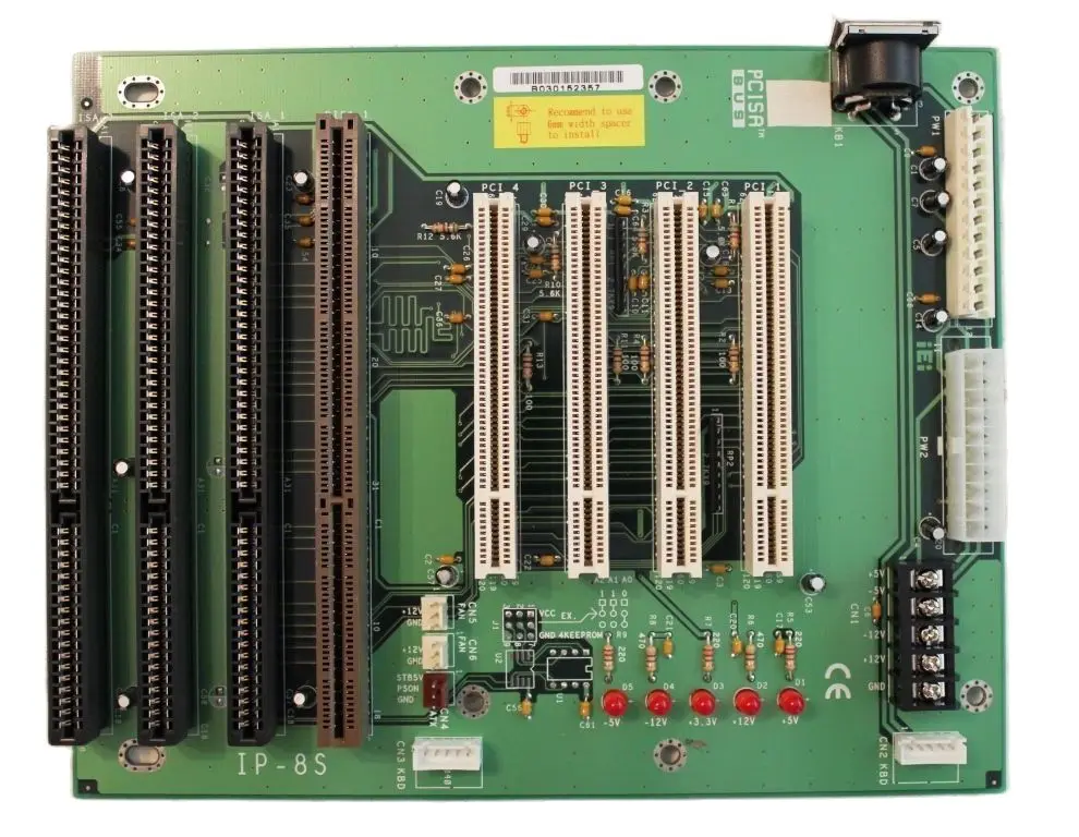 1 шт Объединительная плата IP-8S IEI PCISA 8 слотов с 1xPCISA / 3xISA 4xPCI | Электронные