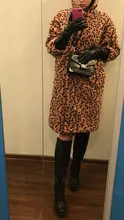 Coats Teddy Bear-Jackets Faux-Fur Leopard Female Long Women Luxury Outerwear Thick Winter