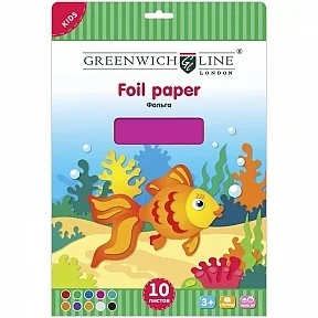 

Color foil rainbow Greenwich line 10 colors A4