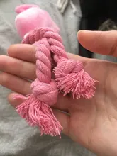 Calamar bonito y pequeño sonido de juguete de perro BB, mascota de peluche, cuerda de perrito, mordedores de juguete con sonido rosa para gato