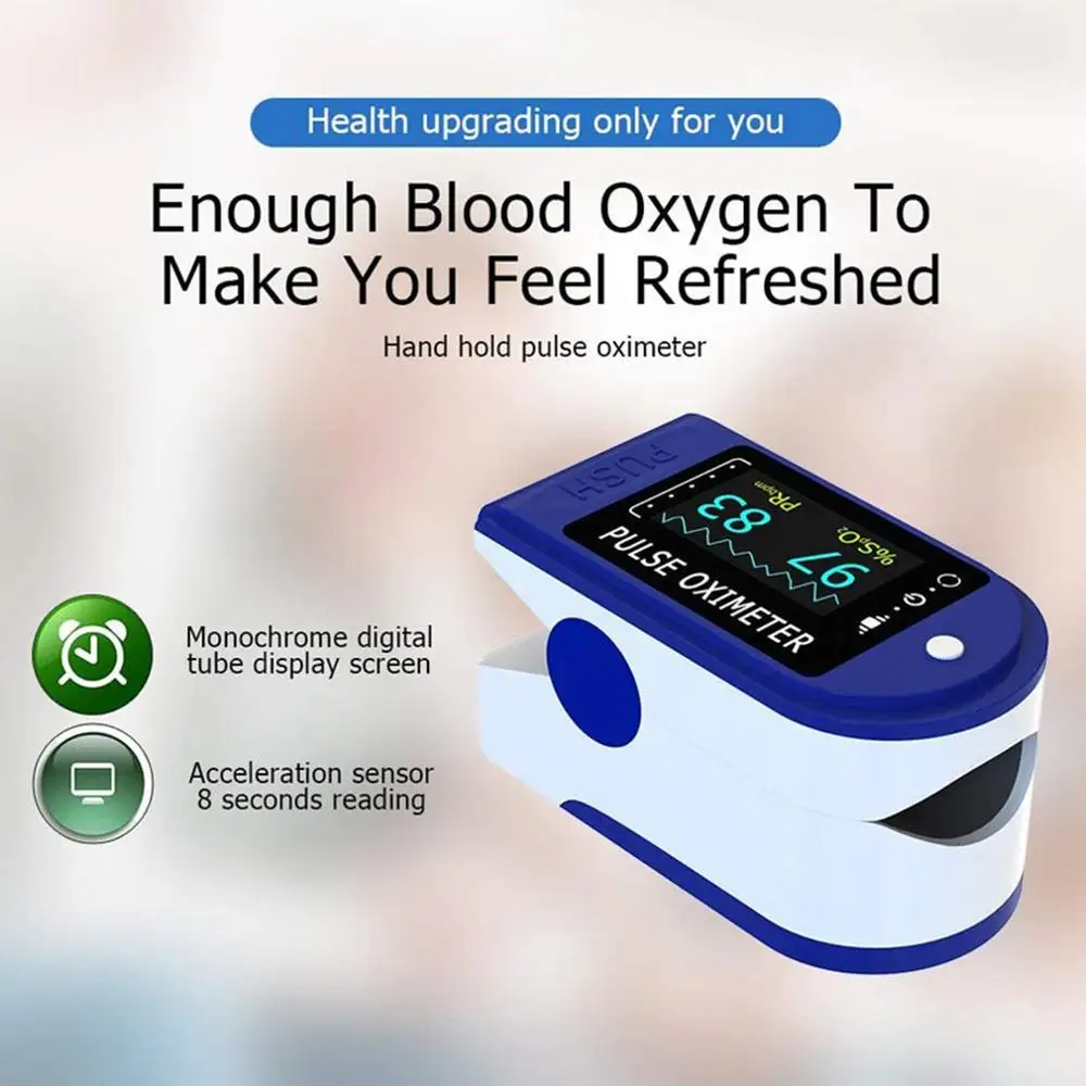 

Finger Oximeter Oxygen Saturation Monitor Blood Oxygen Monitor Finger Pulse Low Battery Voltage Heart Rate