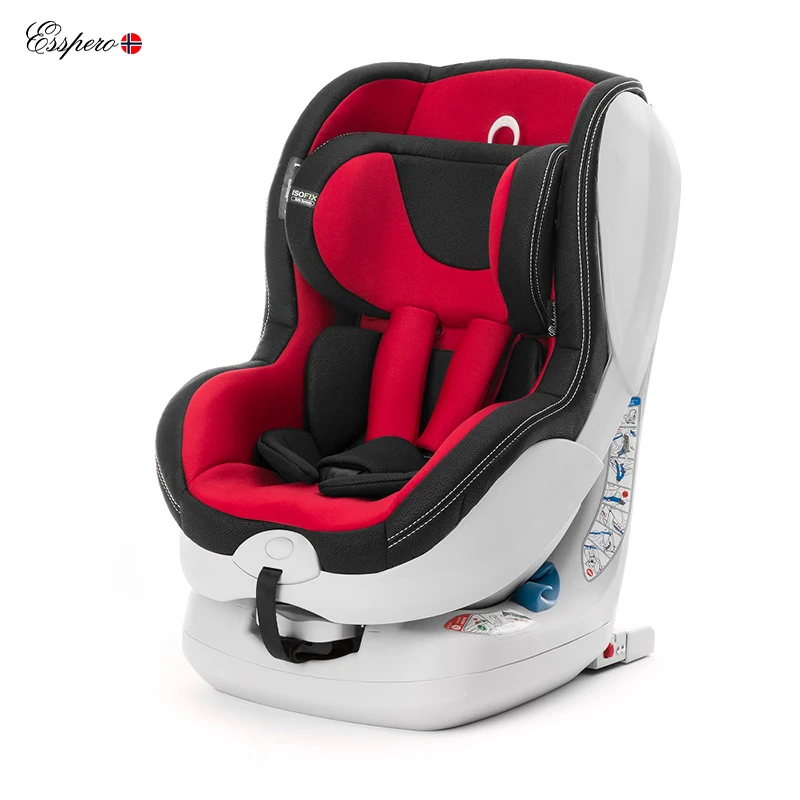 Детское автокресло Esspero Air Pro-Fix, группа 0+/1, до 18 кг, от 0 до 4 лет - Цвет: Coral