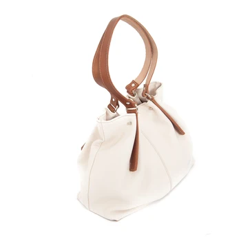 

Women bag fur medium White to give away manufactured in Spain