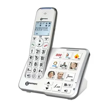 

GEEMARC AmpliDECT295 PHOTO Phone wireless digital amplified big button-With PHOTO memory and answering au