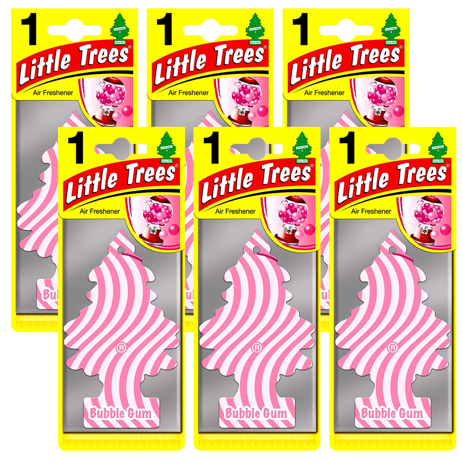 

Little Trees Bubble Gum Sakız Aromalı Oto Kokusu 6 Adet