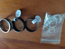 FDLK-anillos de acero inoxidable de carburo de tungsteno con incrustaciones, Flecha de meteorito de madera de Koa hawaiana, joyería para hombre, 8mm