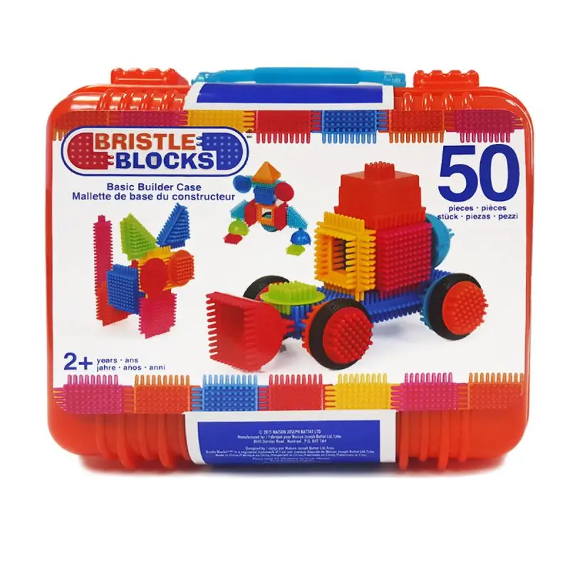 Конструктор игольчатый в чемоданчике, 50 дет