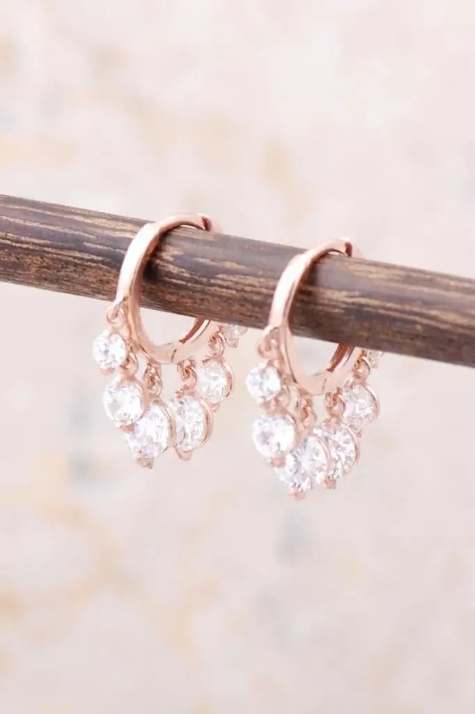 

Shakira Small Rose Silver Earring 599 High Quality Hand Made Original Filigree Silver Jewellery Gift for Women