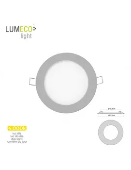 

Mini led downlight lumeco 6w 320 lumen round 12cm 4.000k frame Chrome