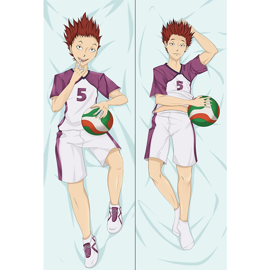 Брелок дакимакура Волейбол Haikyuu!! Сатори Тендо мини с кольцом M0082 | Украшения и