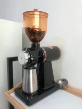 Molinillo de café eléctrico para el hogar, molinillo de café de acero inoxidable
