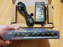 Kit de intercomunicador de vídeo IP, interfono multilingüe que incluye VTO2202F-P, VTH2421FW-P y conmutador PoE, firmware SIP