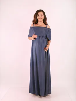 

Maternity Clothing Bolero Pendant Tencel Dress